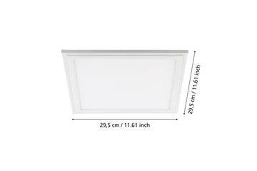 Rasterivalaistus Eglo LED-paneeli 4000K 300x300 mm - Valkoinen - Valaistus - Sisävalaistus & lamput - Erikoisvalaisin - Tiffanylamppu