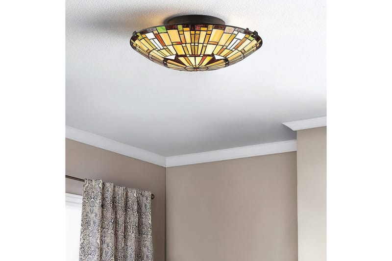 Reed Quoizel Kattovalaisin - Valaistus - Sisävalaistus & lamput - Erikoisvalaisin - Tiffanylamppu