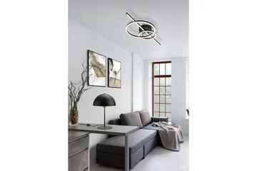 Pöytävalaisin Nola 45cm E27 Mattamusta - TRIO - Valaistus - Sisävalaistus & lamput - Erikoisvalaisin - Tiffanylamppu