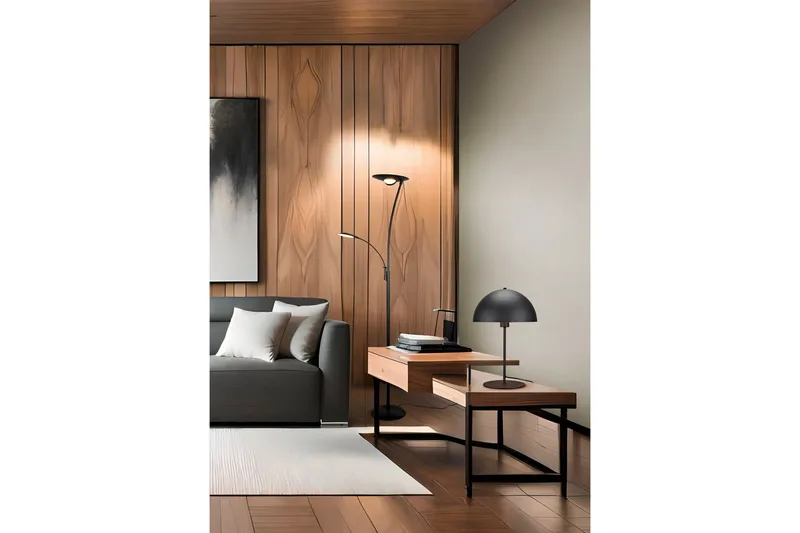 Pöytävalaisin Nola 45cm E27 Mattamusta - TRIO - Valaistus - Sisävalaistus & lamput - Erikoisvalaisin - Riisipaperivalaisin