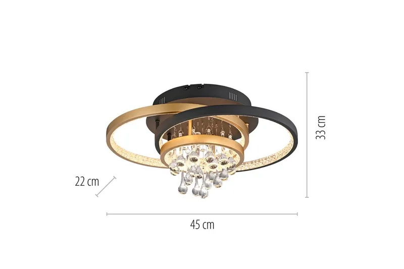 Rotazo Paul Neuhaus Kattovalaisin - Valaistus - Sisävalaistus & lamput - Erikoisvalaisin - Tiffanylamppu