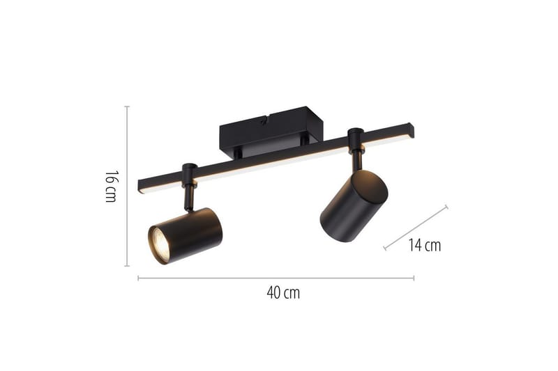 Seinä- ja kattovalaisin Barik - 10,5x18x40 cm - Valaistus - Sisävalaistus & lamput - Erikoisvalaisin - Riisipaperivalaisin