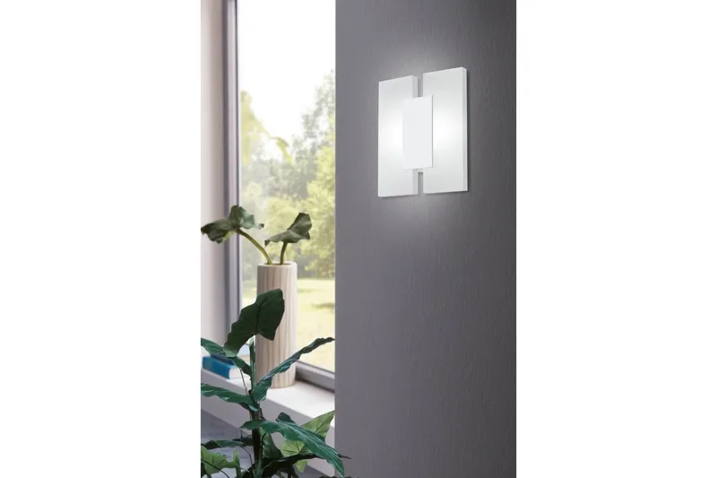 Seinä-/Kattovalaisin Eglo Metrass 2 Valkoinen/Satiini - Valkoinen - Valaistus - Sisävalaistus & lamput - Erikoisvalaisin - Riisipaperivalaisin