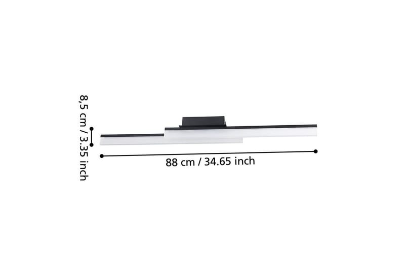 Seinä-/Kattovalaisin Eglo Palmital Musta Satiini - Hopea/Musta - Valaistus - Sisävalaistus & lamput - Erikoisvalaisin - Riisipaperivalaisin