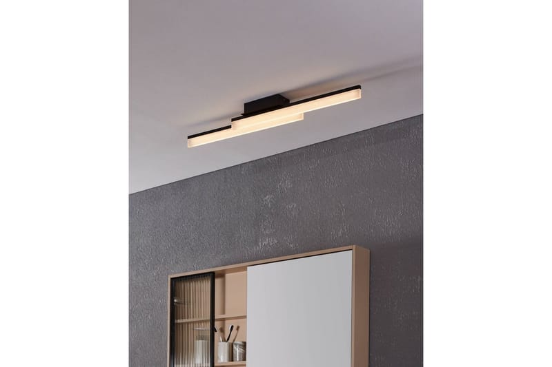 Seinä-/Kattovalaisin Eglo Palmital Musta Satiini - Hopea/Musta - Valaistus - Sisävalaistus & lamput - Erikoisvalaisin - Riisipaperivalaisin