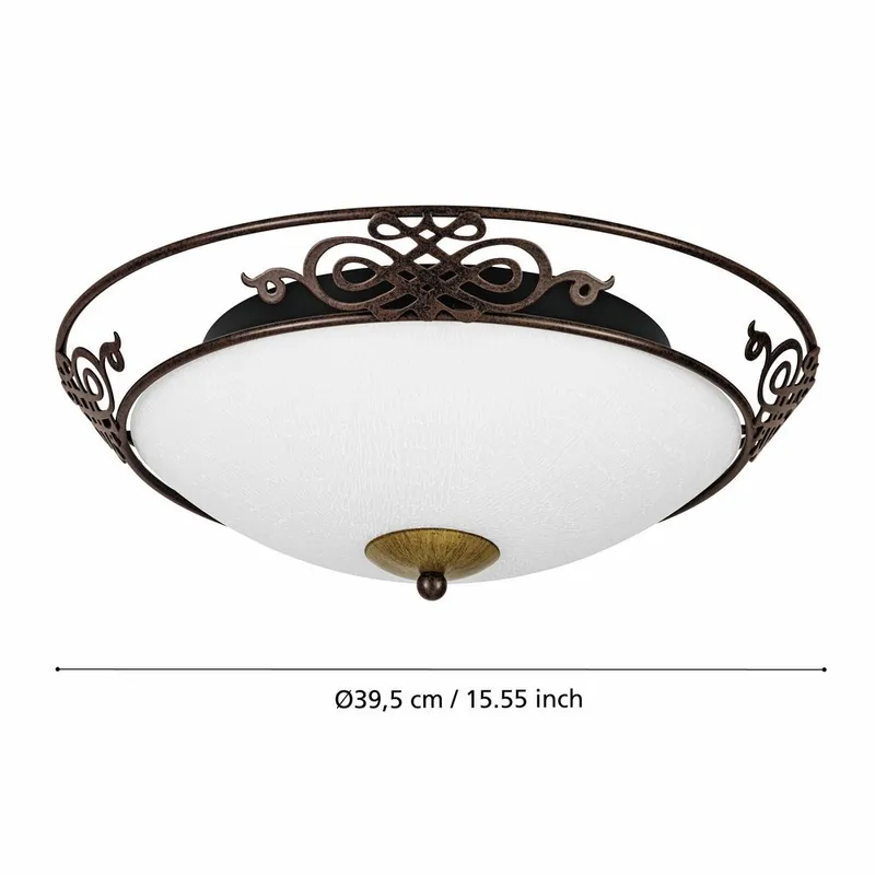 Seinä-/kattovalaisin Mestre - 39,5 cm - Valaistus - Sisävalaistus & lamput - Erikoisvalaisin - Tiffanylamppu