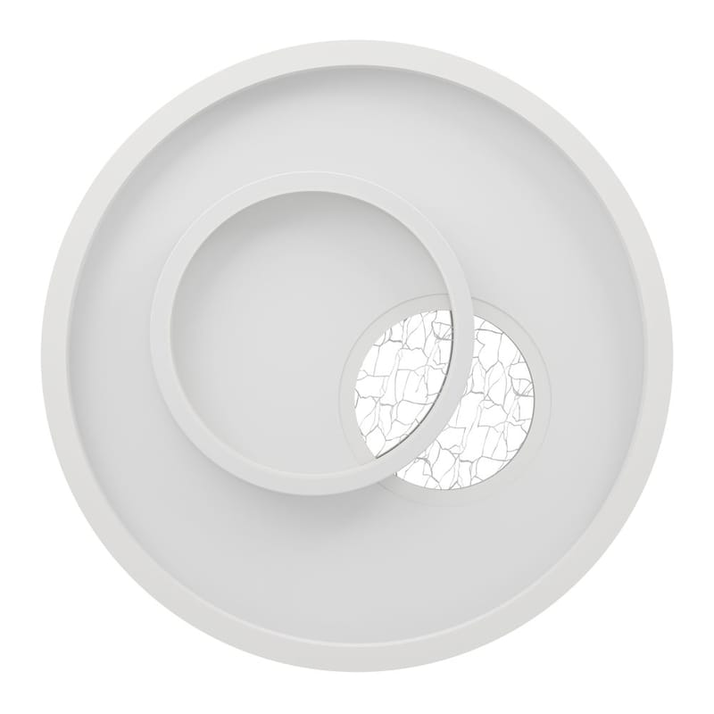 Seinä-/kattovalaisin Tiriolo - Valkoinen/Hopea - Valaistus - Sisävalaistus & lamput - Erikoisvalaisin - Tiffanylamppu