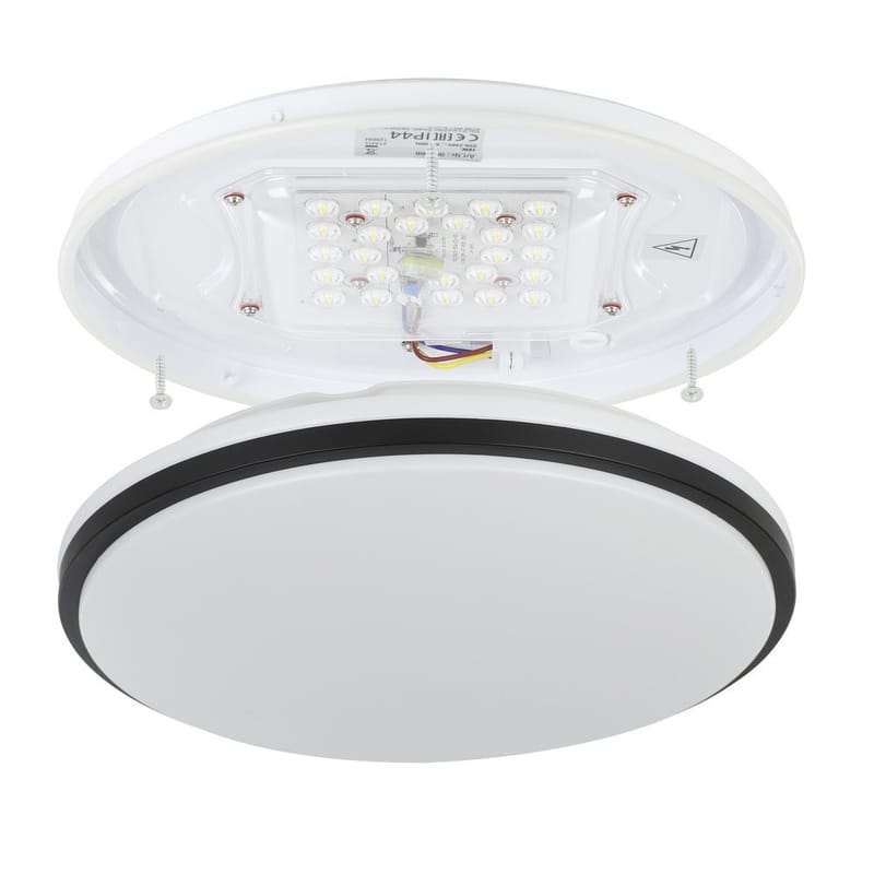 Seinä-/kattovalaisin Pinetto - Valkoinen, Kromi - Valaistus - Sisävalaistus & lamput - Erikoisvalaisin - Riisipaperivalaisin