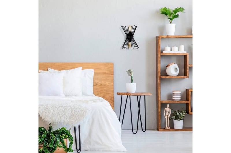 Seinävalaisin Afroz Musta - Musta - Valaistus - Sisävalaistus & lamput - Erikoisvalaisin - Riisipaperivalaisin