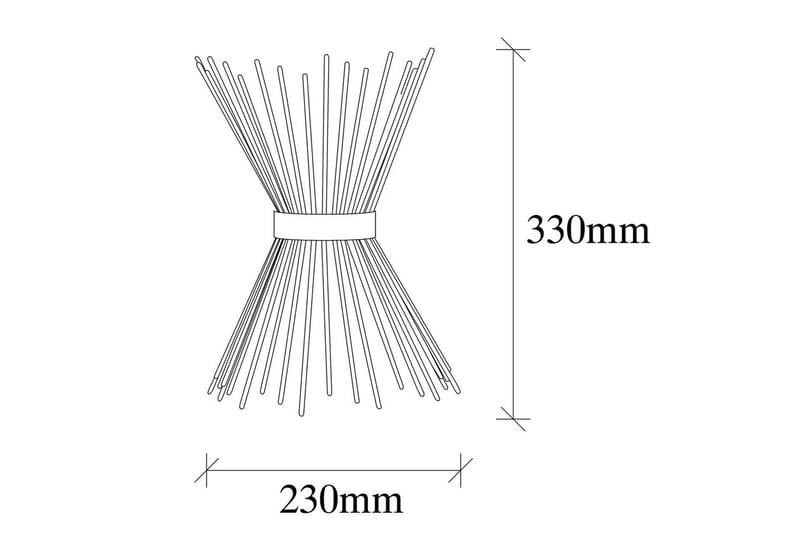 Seinävalaisin Afroz Musta - Musta - Valaistus - Sisävalaistus & lamput - Erikoisvalaisin - Riisipaperivalaisin