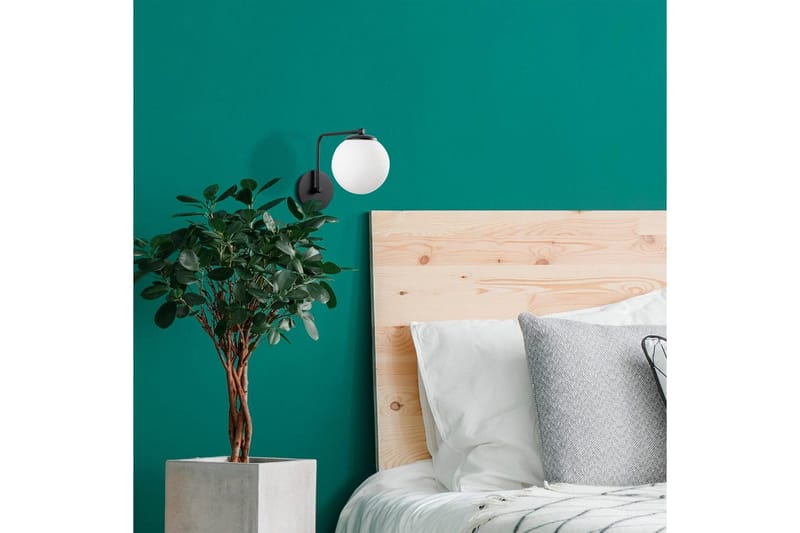 Seinävalaisin Bhika Musta - Musta - Valaistus - Sisävalaistus & lamput - Erikoisvalaisin - Riisipaperivalaisin