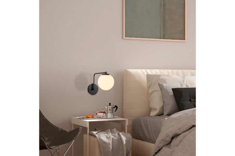 Seinävalaisin Bhika Musta - Musta - Valaistus - Sisävalaistus & lamput - Erikoisvalaisin - Riisipaperivalaisin