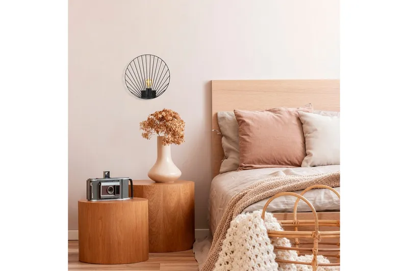 Seinävalaisin Braneth Musta - Musta - Valaistus - Sisävalaistus & lamput - Erikoisvalaisin - Riisipaperivalaisin