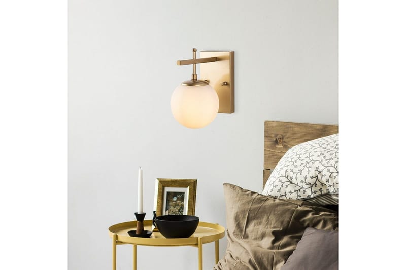 Seinävalaisin Brentha Kulta - Kulta - Valaistus - Sisävalaistus & lamput - Erikoisvalaisin - Riisipaperivalaisin