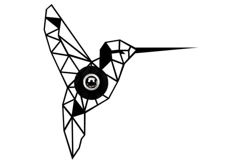 Seinävalaisin Brilo Bird Musta - Musta - Valaistus - Sisävalaistus & lamput - Erikoisvalaisin - Riisipaperivalaisin