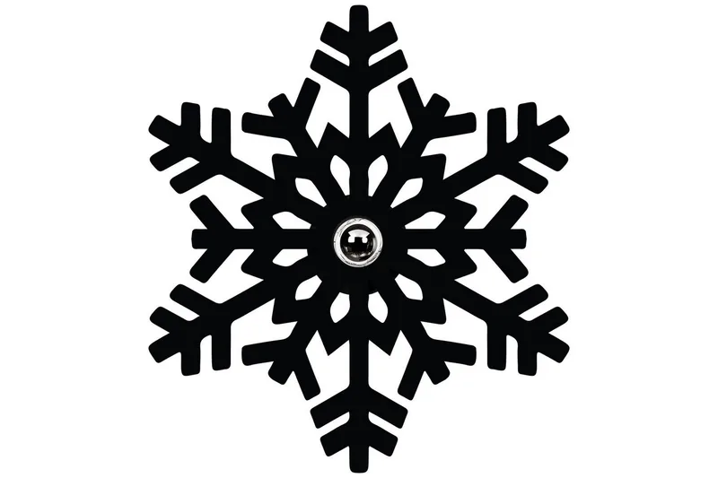 Seinävalaisin Brilo Snow Musta, Musta