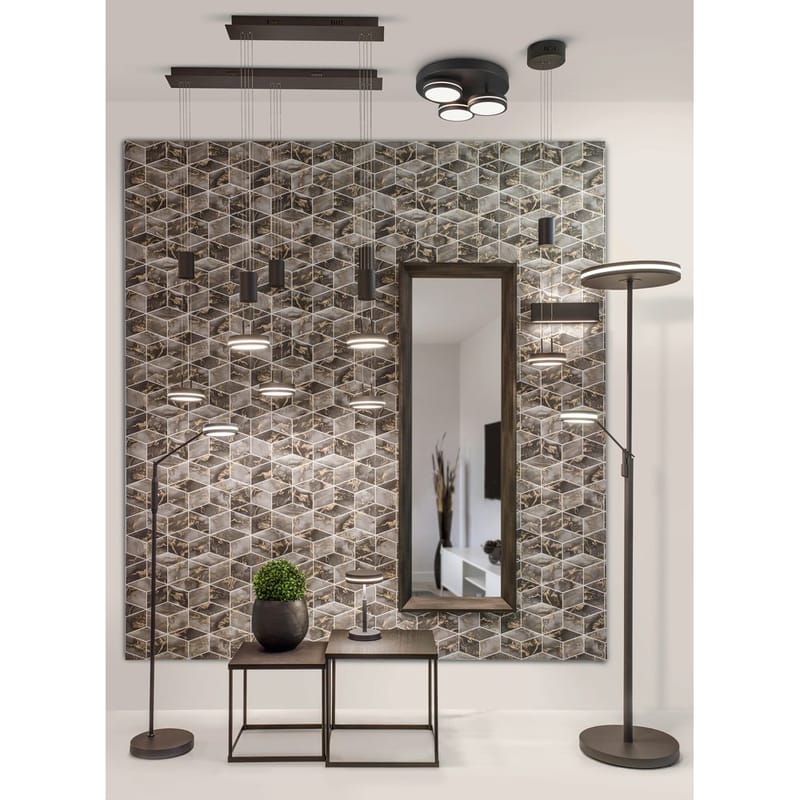 Seinävalaisin Concha - 28 cm, Antrasiitti - Valaistus - Sisävalaistus & lamput - Erikoisvalaisin - Riisipaperivalaisin