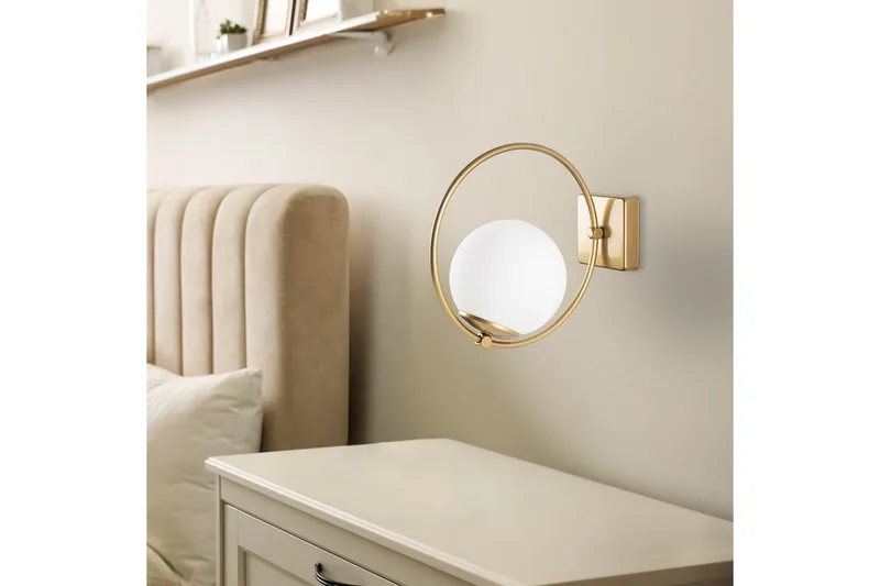 Seinävalaisin Dolcer Kulta - Kulta - Valaistus - Sisävalaistus & lamput - Erikoisvalaisin - Riisipaperivalaisin