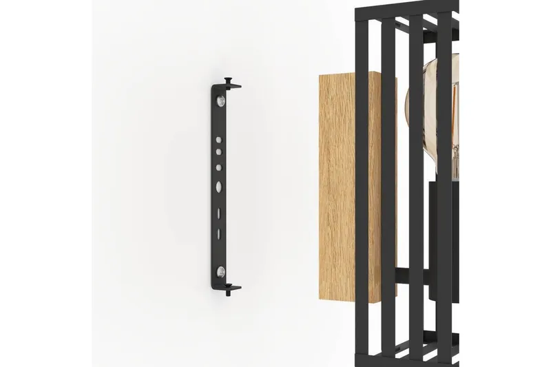 Seinävalaisin Eglo Cidraz Musta/Puu - Valaistus - Sisävalaistus & lamput - Erikoisvalaisin - Riisipaperivalaisin