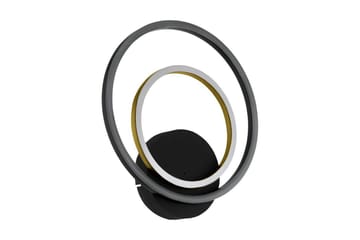 Seinävalaisin Eglo Lanacera Musta/Kulta - Valaistus - Sisävalaistus & lamput - Seinävalaisimet - Seinäplafondi