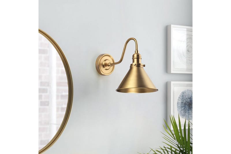 Seinävalaisin Elstead Lighting Provence Ikääntynyt messinki - Ikääntynyt messinki - Valaistus - Sisävalaistus & lamput - Erikoisvalaisin - Riisipaperivalaisin