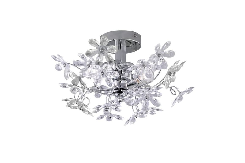 Seinävalaisin Flower - Kromi - Valaistus - Sisävalaistus & lamput - Erikoisvalaisin - Riisipaperivalaisin