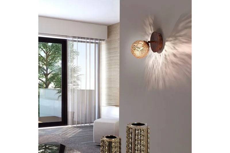 Seinävalaisin Greta - 18x18x18 cm - Valaistus - Sisävalaistus & lamput - Erikoisvalaisin - Riisipaperivalaisin