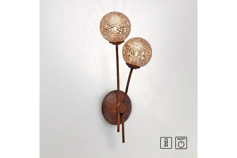 Seinävalaisin Greta - 19x44x14 cm - Valaistus - Sisävalaistus & lamput - Erikoisvalaisin - Riisipaperivalaisin