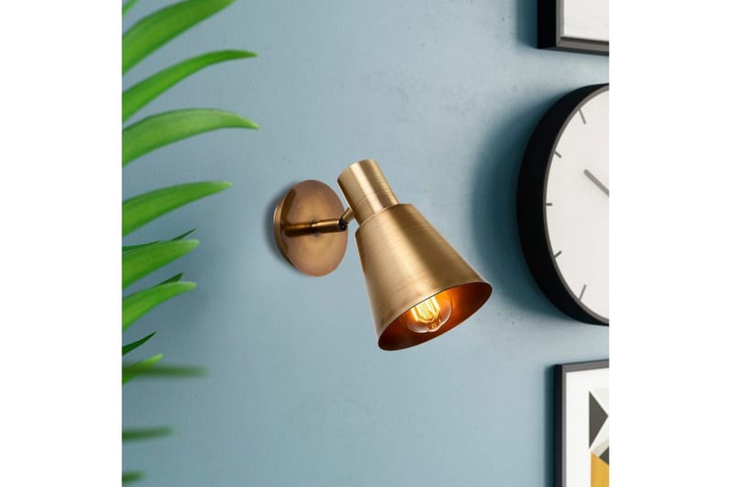 Seinävalaisin Gullis Kolmikulmainen Antiikki - Kulta - Valaistus - Sisävalaistus & lamput - Erikoisvalaisin - Riisipaperivalaisin