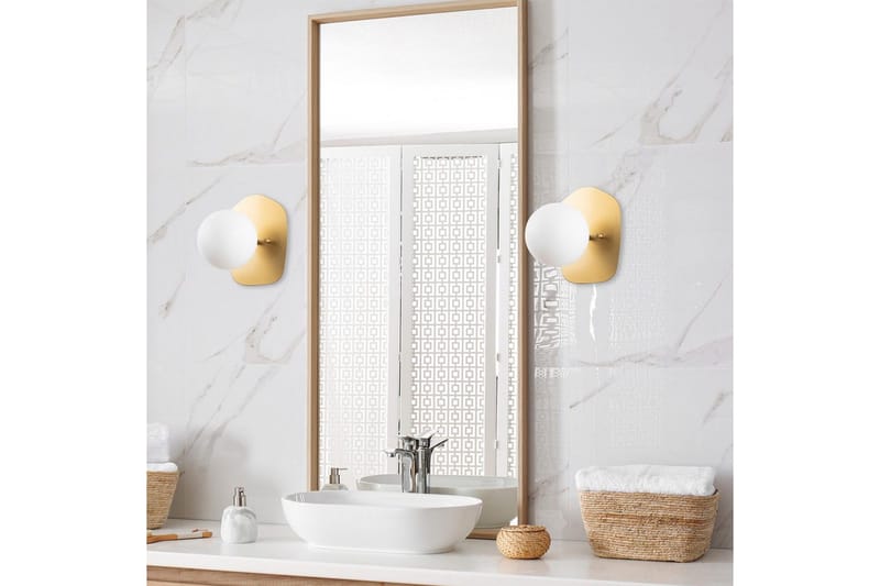 Seinävalaisin Kaivo Kulta - Kulta - Valaistus - Sisävalaistus & lamput - Erikoisvalaisin - Riisipaperivalaisin