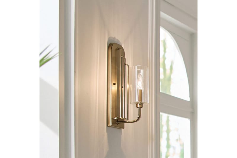 Seinävalaisin Kichler Kimrose Harjattu luonnollinen messinki - Harjattu luonnollinen messinki - Valaistus - Sisävalaistus & lamput - Erikoisvalaisin - Riisipaperivalaisin