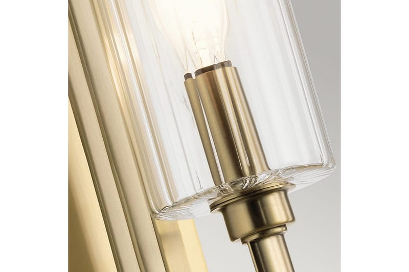 Seinävalaisin Kichler Kimrose Harjattu luonnollinen messinki - Harjattu luonnollinen messinki - Valaistus - Sisävalaistus & lamput - Erikoisvalaisin - Riisipaperivalaisin