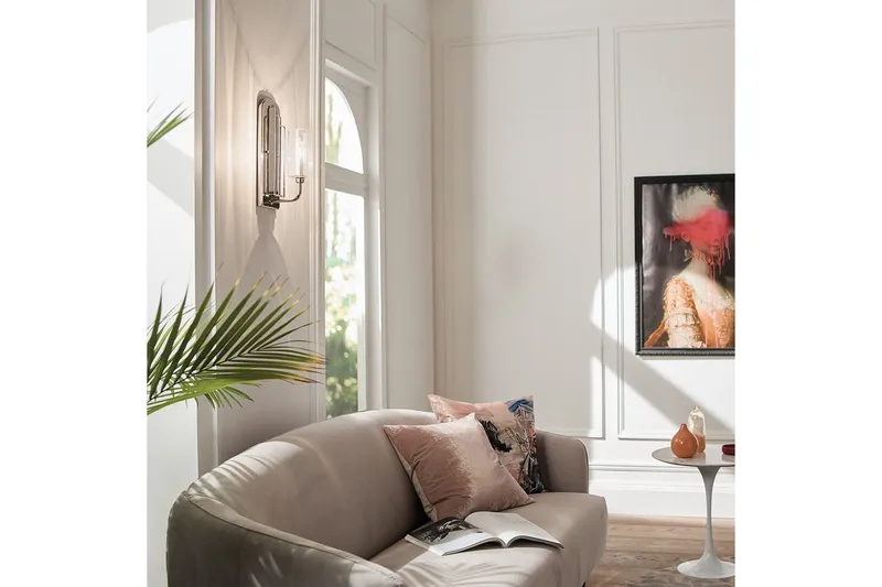 Seinävalaisin Kichler Kimrose Kiillotettu nikkeli - Kiillotettu nikkeli - Valaistus - Sisävalaistus & lamput - Erikoisvalaisin - Riisipaperivalaisin