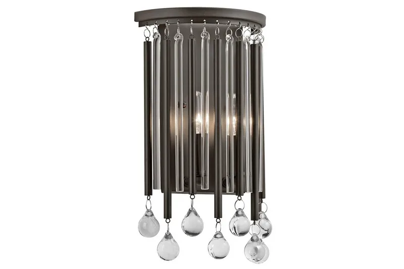 Seinävalaisin Kichler Piper Espresso/Kromi, Espresso/Kromi