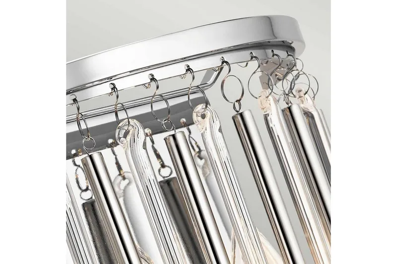 Seinävalaisin Kichler Piper Kiillotettu kromi - Kiillotettu kromi - Valaistus - Sisävalaistus & lamput - Erikoisvalaisin - Riisipaperivalaisin