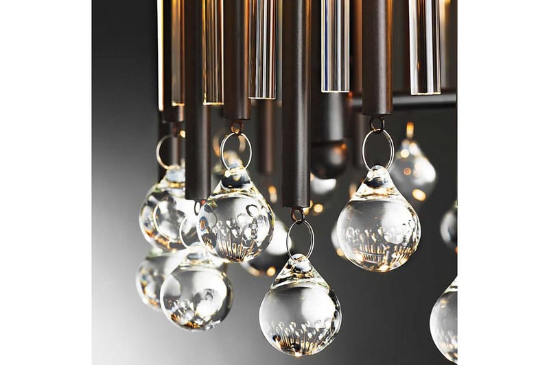 Seinävalaisin Kichler Piper Espresso/Kromi - Espresso/Kromi - Valaistus - Sisävalaistus & lamput - Erikoisvalaisin - Riisipaperivalaisin