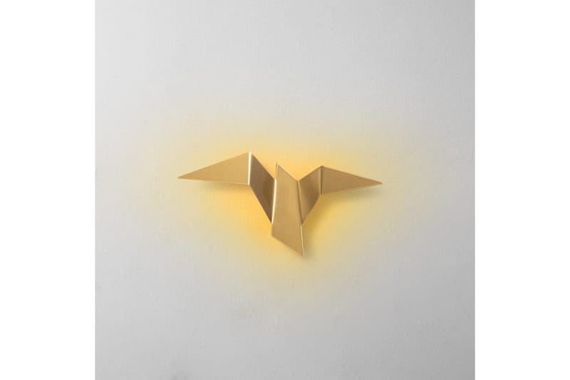 Seinävalaisin Kivo Kulta - Kulta - Valaistus - Sisävalaistus & lamput - Erikoisvalaisin - Riisipaperivalaisin