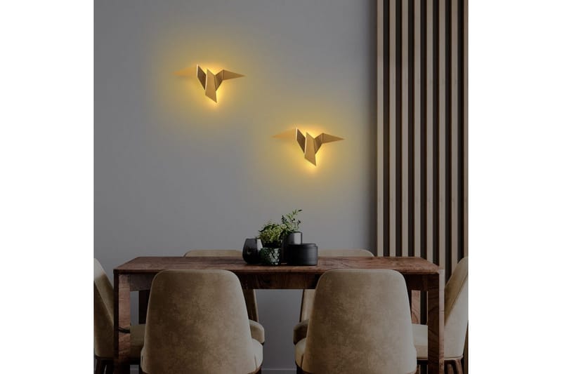 Seinävalaisin Kivo Kulta - Kulta - Valaistus - Sisävalaistus & lamput - Erikoisvalaisin - Riisipaperivalaisin