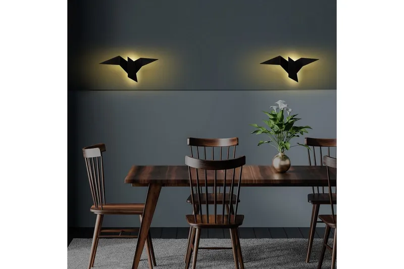 Seinävalaisin Kivo Musta - Musta - Valaistus - Sisävalaistus & lamput - Erikoisvalaisin - Riisipaperivalaisin