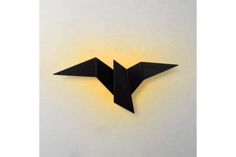 Seinävalaisin Kivo Musta - Musta - Valaistus - Sisävalaistus & lamput - Erikoisvalaisin - Riisipaperivalaisin