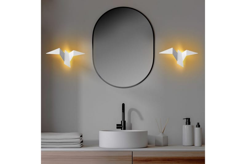 Seinävalaisin Kivo Valkoinen - Valkoinen - Valaistus - Sisävalaistus & lamput - Erikoisvalaisin - Riisipaperivalaisin