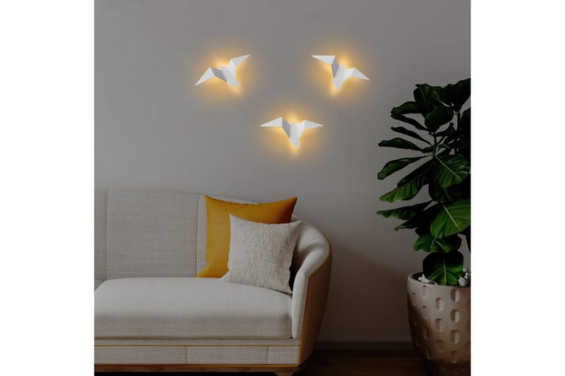 Seinävalaisin Kivo Valkoinen - Valkoinen - Valaistus - Sisävalaistus & lamput - Erikoisvalaisin - Riisipaperivalaisin