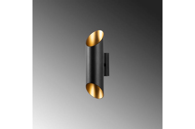 Seinävalaisin Leikkaus Musta / Kulta - Musta / Kulta - Valaistus - Sisävalaistus & lamput - Erikoisvalaisin - Riisipaperivalaisin