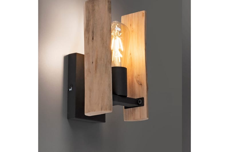 Seinävalaisin Log - 15x25x17 cm - Valaistus - Sisävalaistus & lamput - Erikoisvalaisin - Riisipaperivalaisin