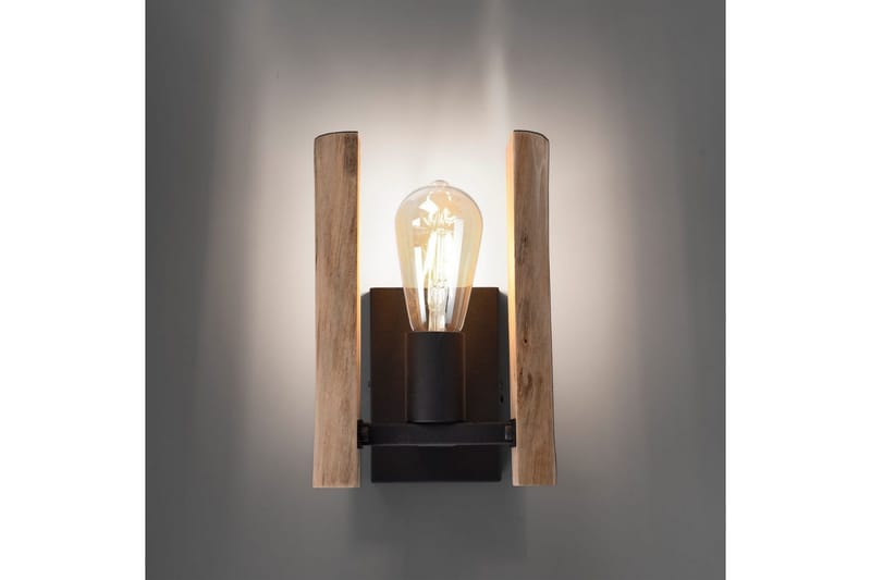 Seinävalaisin Log - 15x25x17 cm - Valaistus - Sisävalaistus & lamput - Erikoisvalaisin - Riisipaperivalaisin