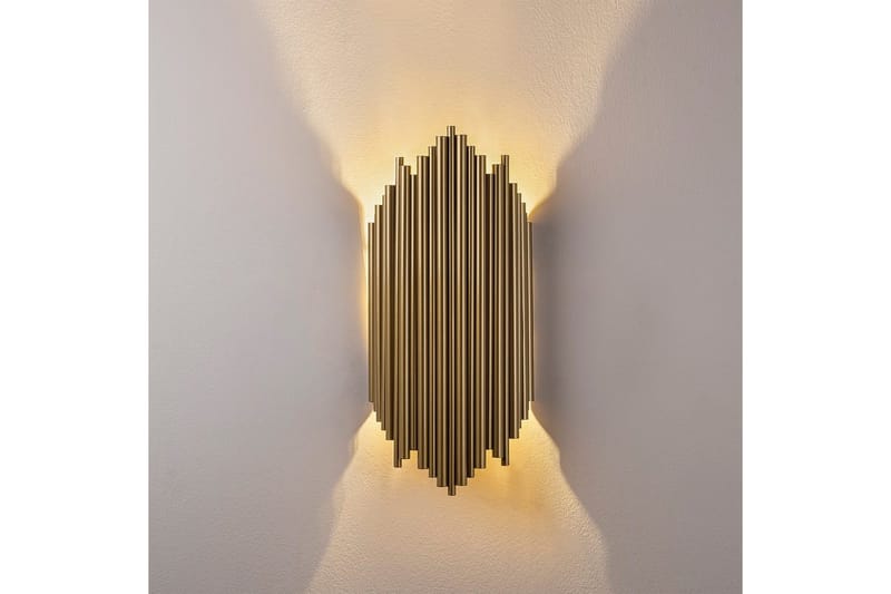 Seinävalaisin Mahima Kulta - Kulta - Valaistus - Sisävalaistus & lamput - Erikoisvalaisin - Riisipaperivalaisin