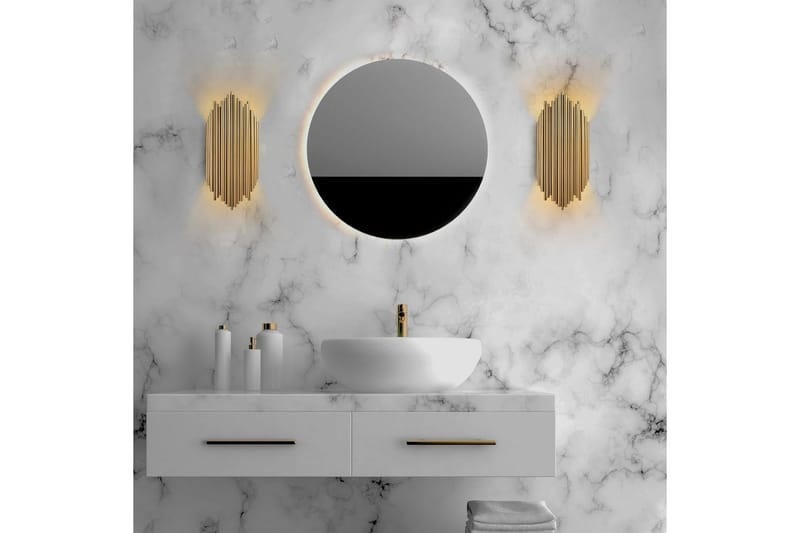 Seinävalaisin Mahima Kulta - Kulta - Valaistus - Sisävalaistus & lamput - Erikoisvalaisin - Riisipaperivalaisin