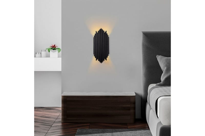 Seinävalaisin Mahima Musta - Musta - Valaistus - Sisävalaistus & lamput - Erikoisvalaisin - Riisipaperivalaisin
