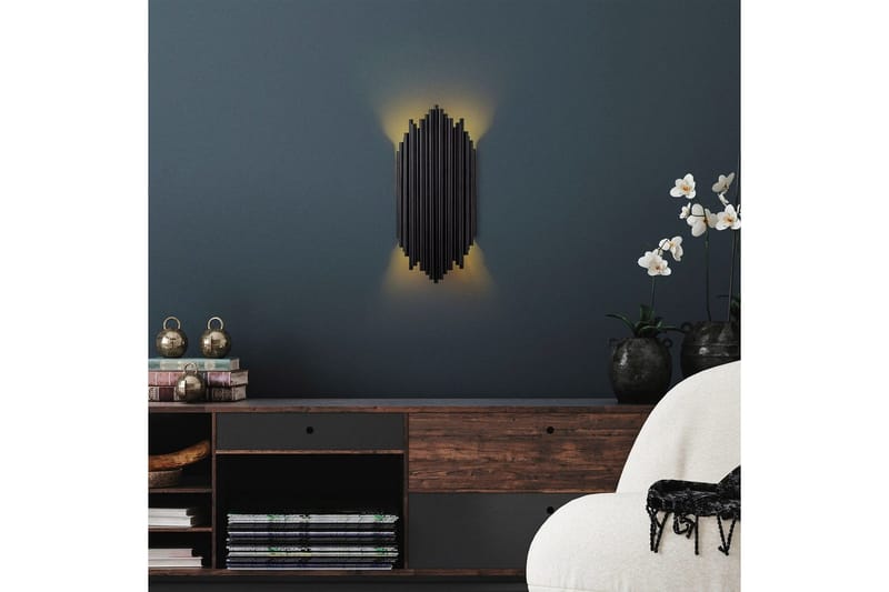 Seinävalaisin Mahima Musta - Musta - Valaistus - Sisävalaistus & lamput - Erikoisvalaisin - Riisipaperivalaisin