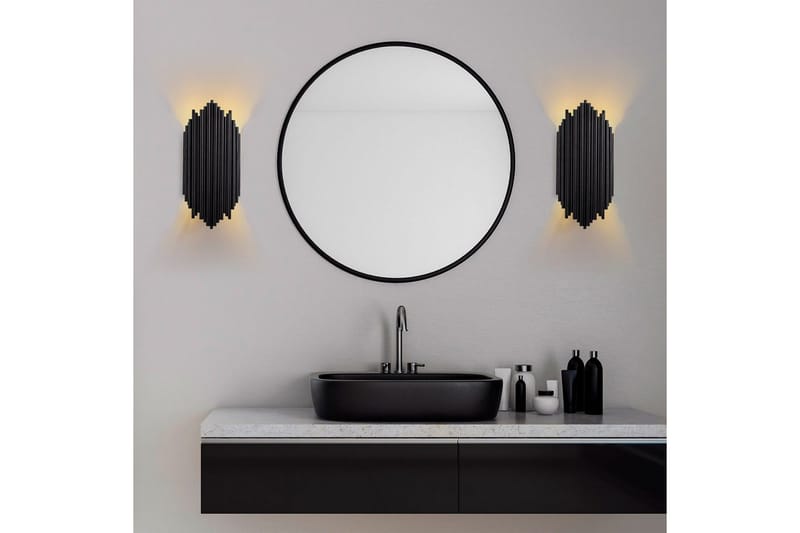 Seinävalaisin Mahima Musta - Musta - Valaistus - Sisävalaistus & lamput - Erikoisvalaisin - Riisipaperivalaisin